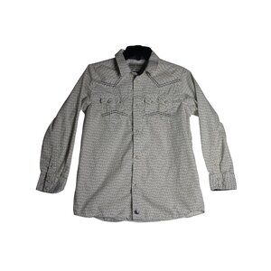 Cody James L/S Pearl Snap Embroidered Western Shirt Boys XL